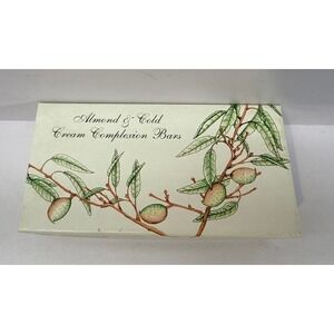 Vintage✨Almond & Gold Cream Complexion‎ Bars✨Set Of 3✨Made By Fall River MA